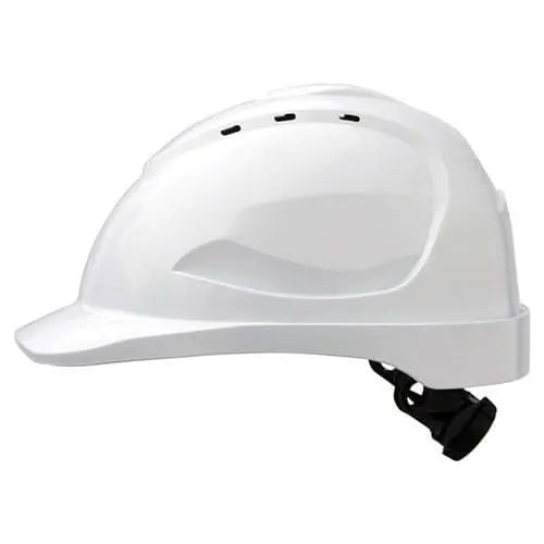 Pro Choice Hard Hat (V9) - Unvented, 6 Point Ratchet Harness - HH9R PPE Pro Choice WHITE
